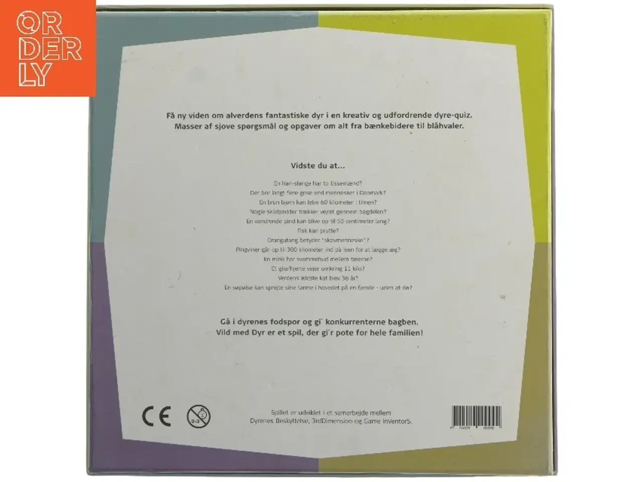 Billede 3 - Vild med Dyr brætspil (str. 26,5x26,5 cm)