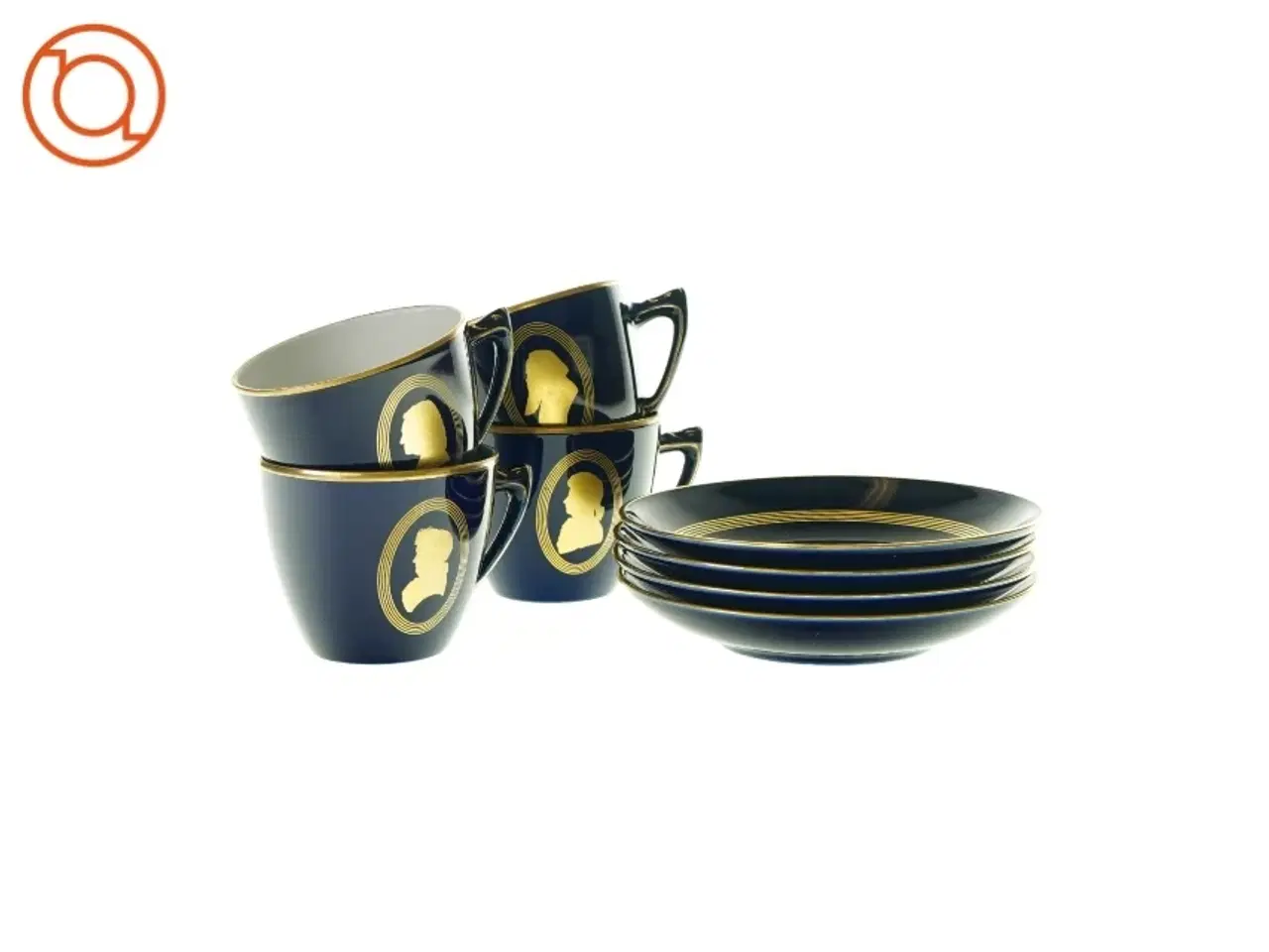 Billede 2 - Kaffe og kage sæt fra Bing & Grøndahl (4 personer)