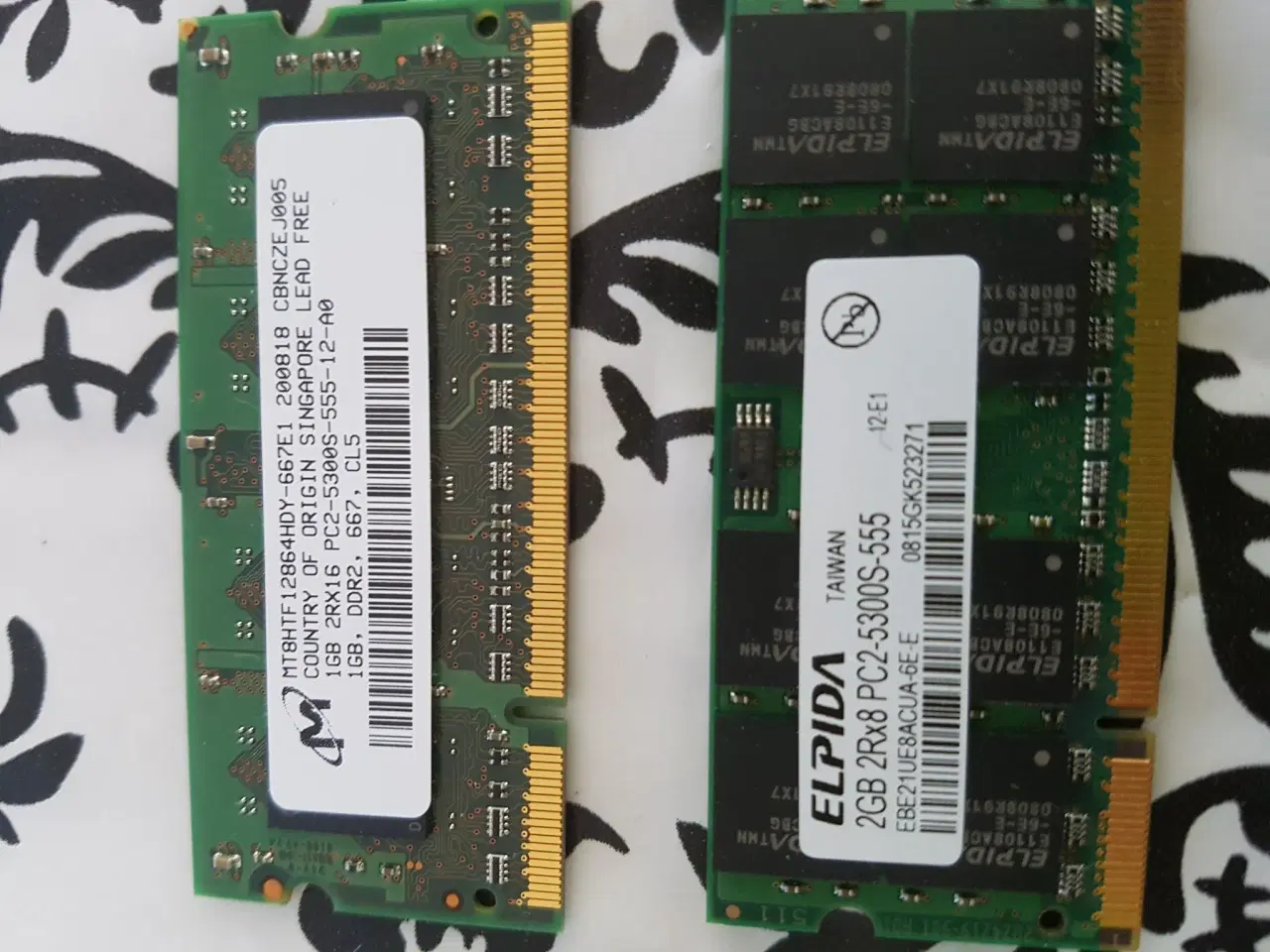 Billede 1 - 3gb ddr2 Ram til bærbar pc!