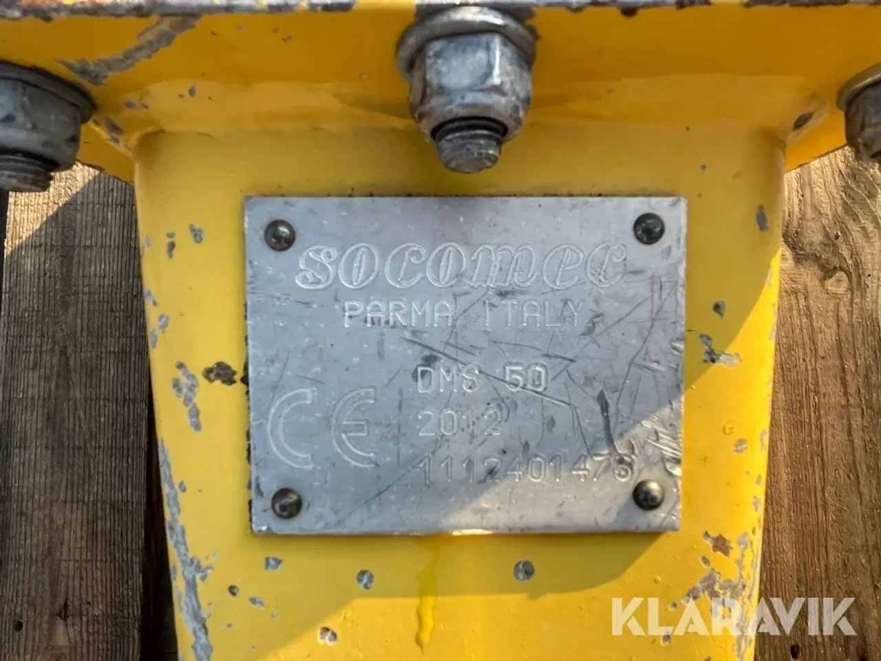 Billede 11 - Hydraulikhammer Socomec DMS 50