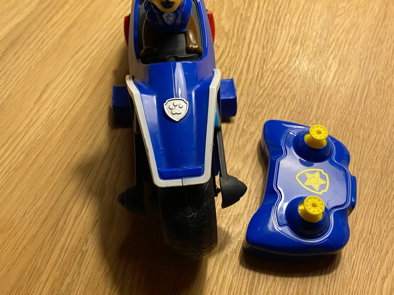 Billede 2 - Paw patrol stor motorcykel med fjernbetjening 