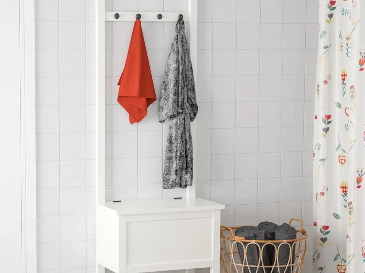 Billede 2 - IKEA Hemnes entrémøbel, bænk m. opbevaring