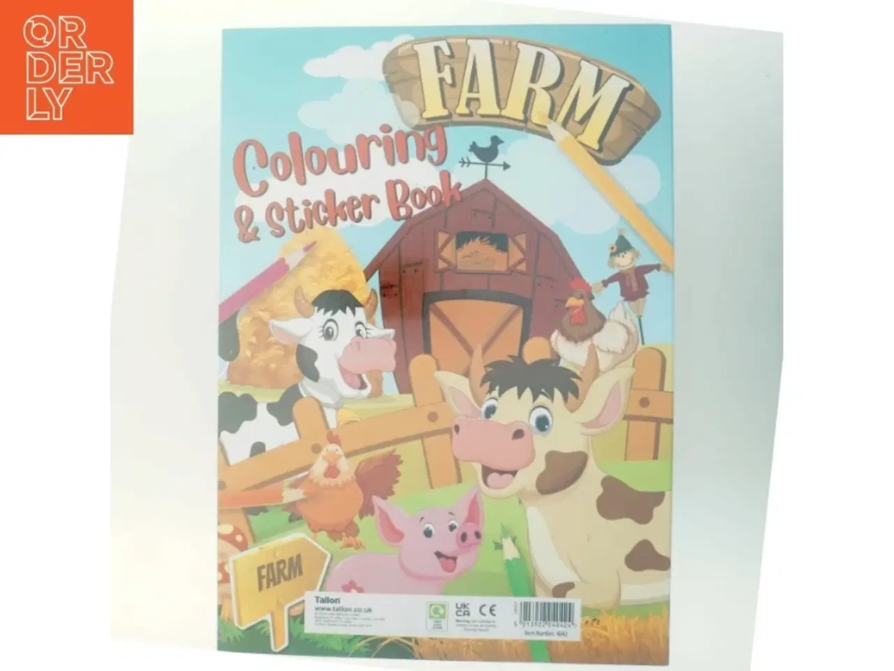 Billede 3 - Farme mellem farve- og stickerbog fra Artbox af Artbox (Bog)