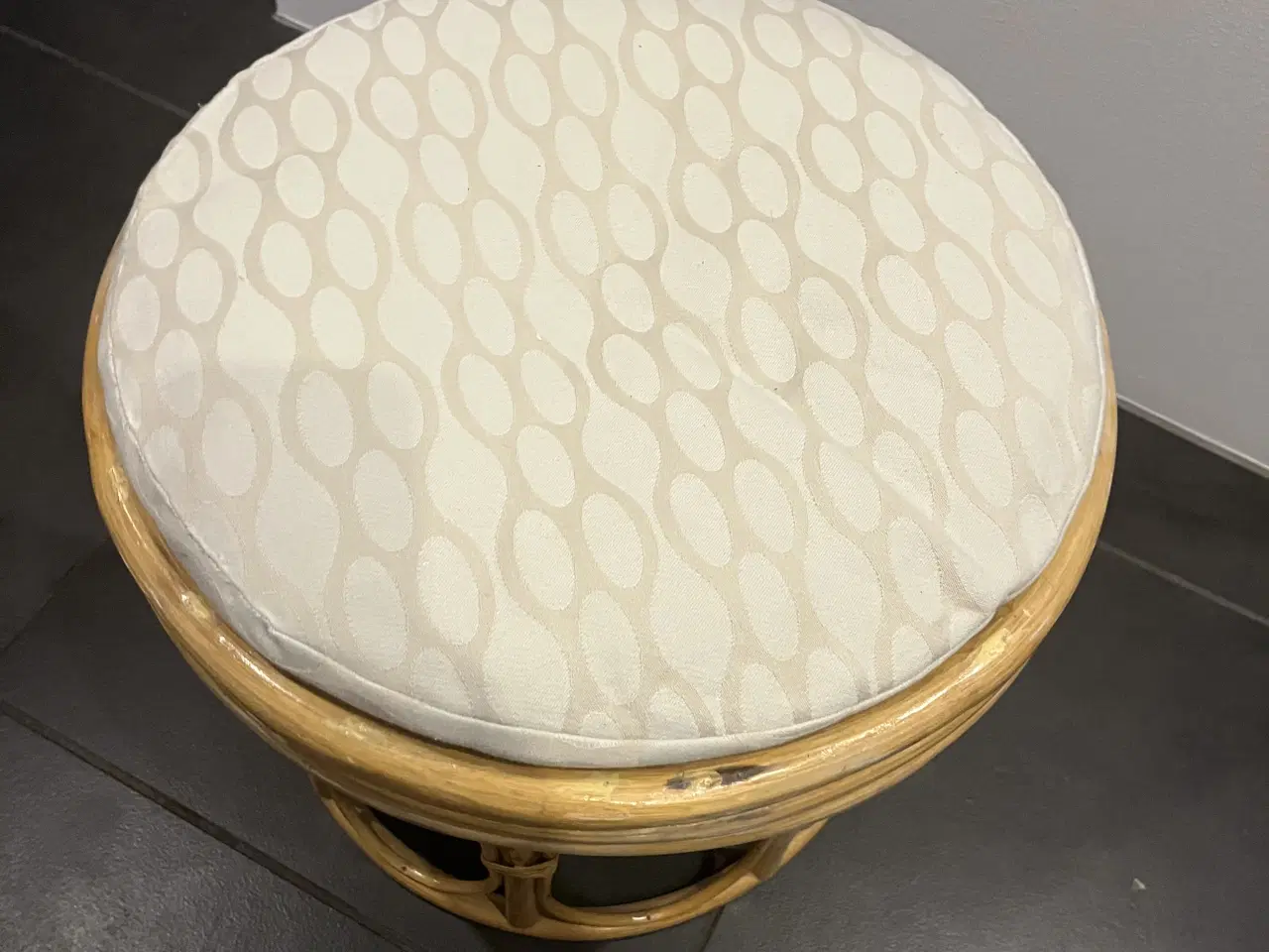 Billede 2 - Bambus skammel med pude