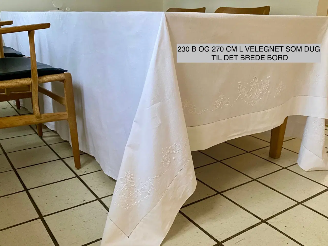 Billede 7 - VINTAGE Dobbelt Pyntelagen Overlagen 230x270 cm