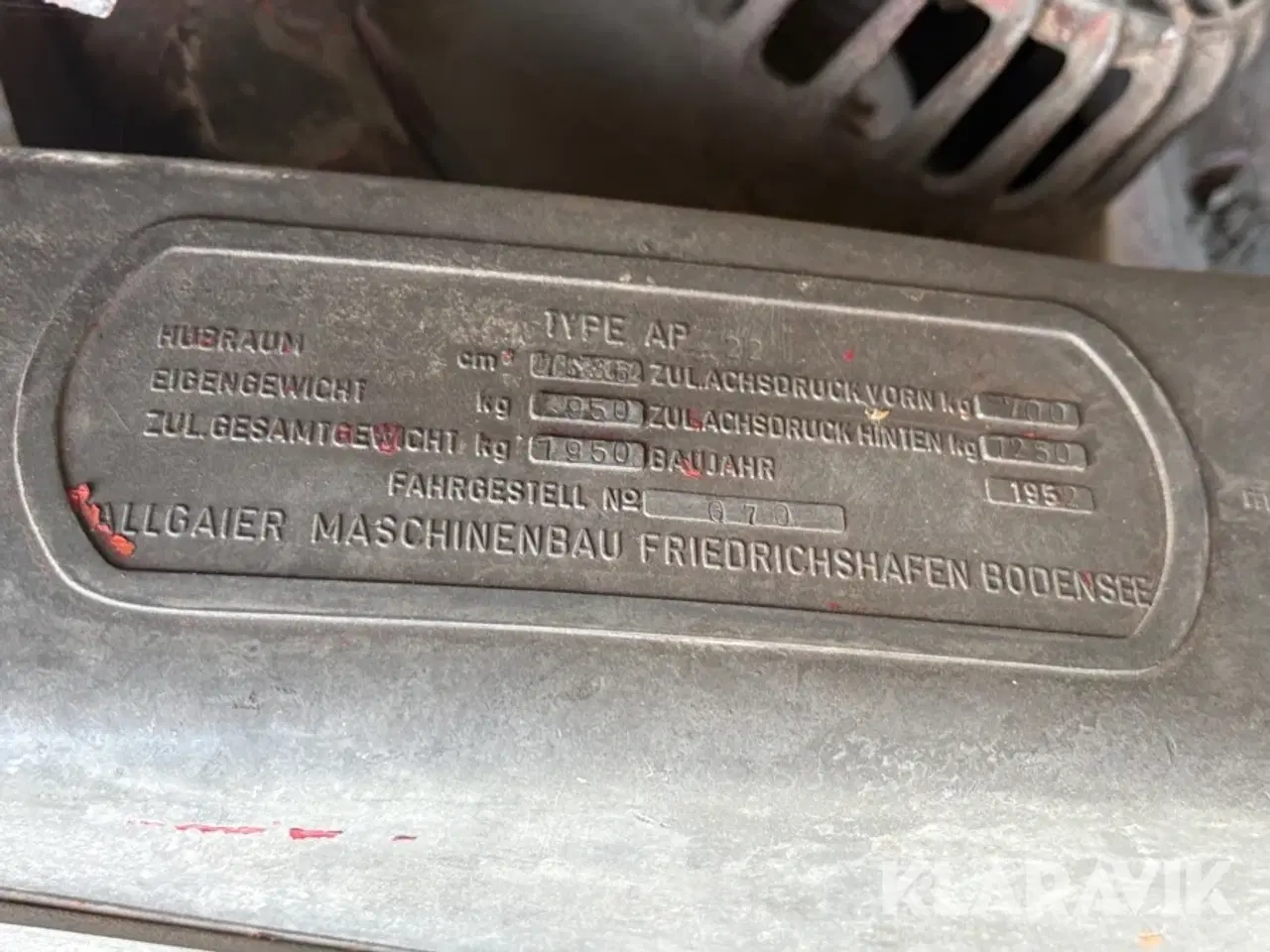 Billede 5 - Veterantraktor Porsche / Allgaier