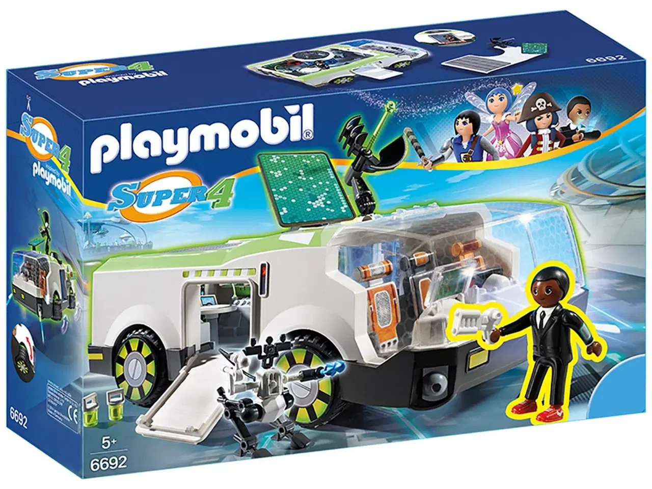 Billede 1 - Playmobil Super 4 agent bil