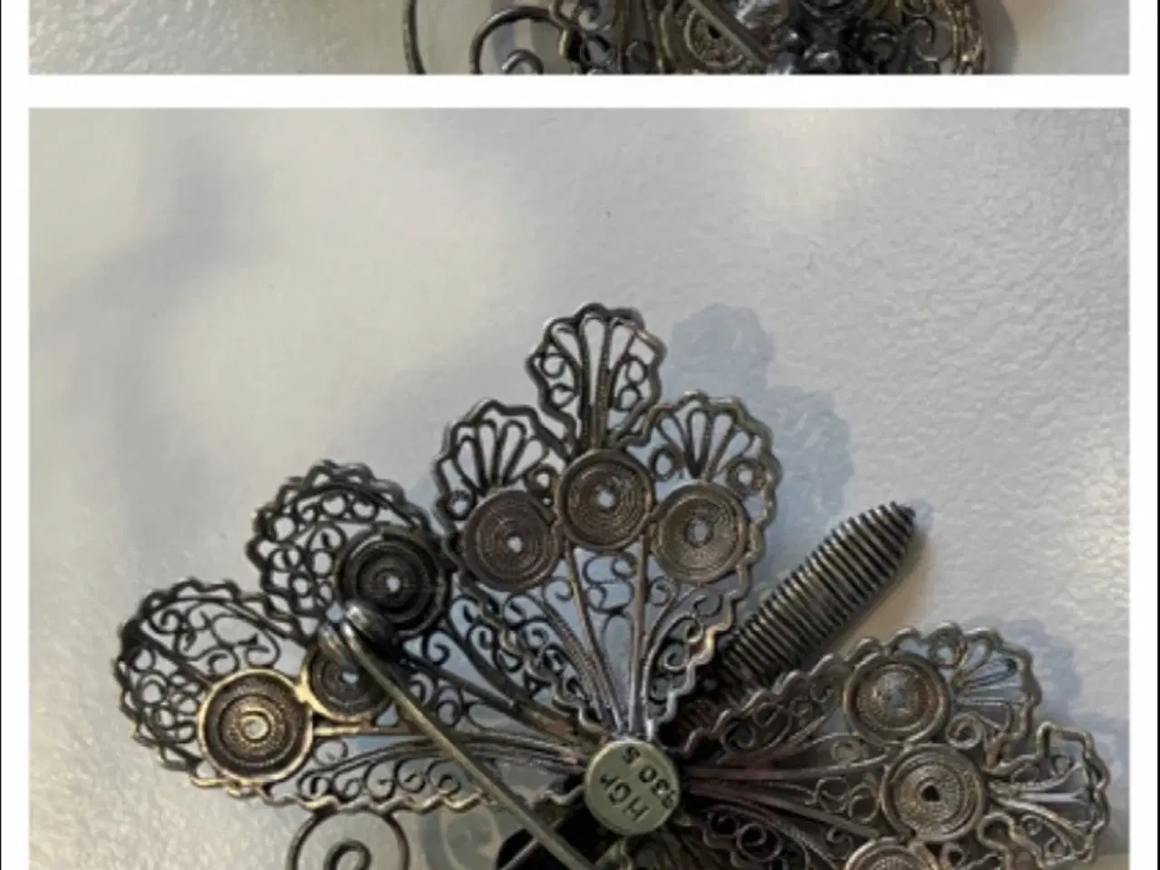 Billede 3 - Vintage Filigran sølv broche 
