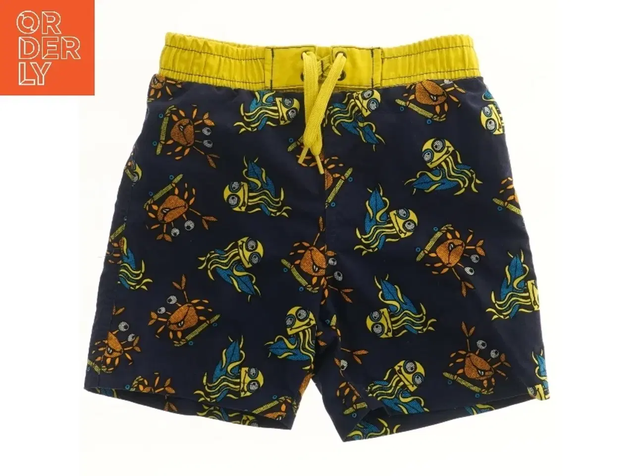 Billede 1 - Badeshorts med krabbe- og dykkerprint fra Bluezoo (str. 98)