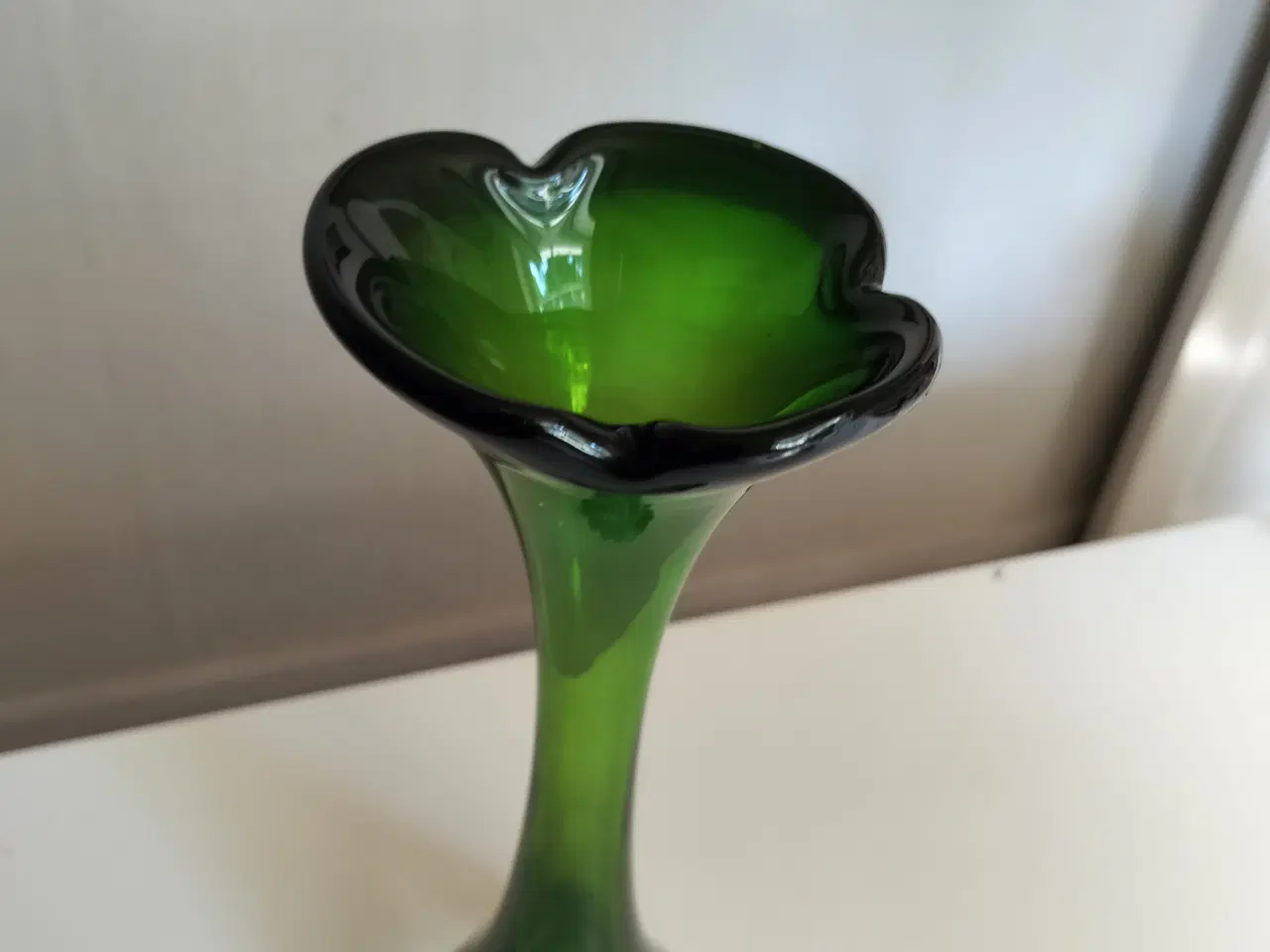 Billede 3 - Grøn Holmegaards vase