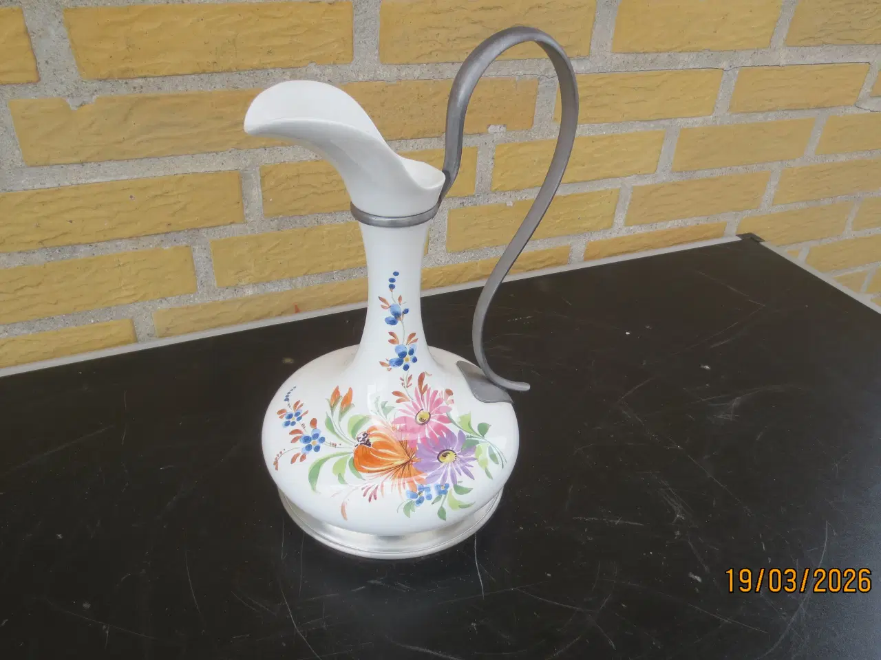 Billede 1 - 1 stk Porcelæns Kande/Vase