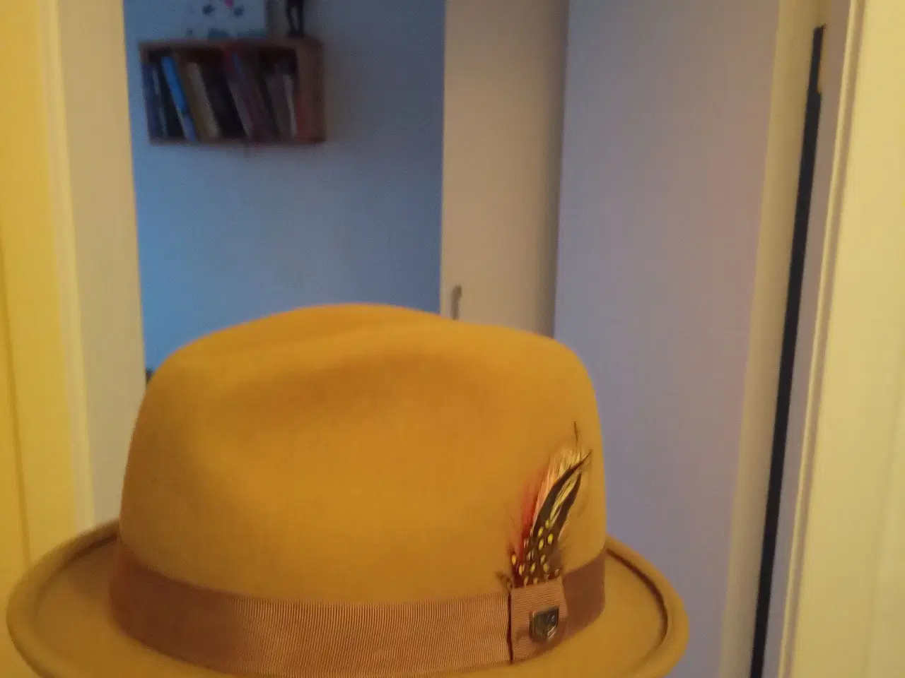 Billede 2 - Brixton Hat med fjer nedsat 50 kr