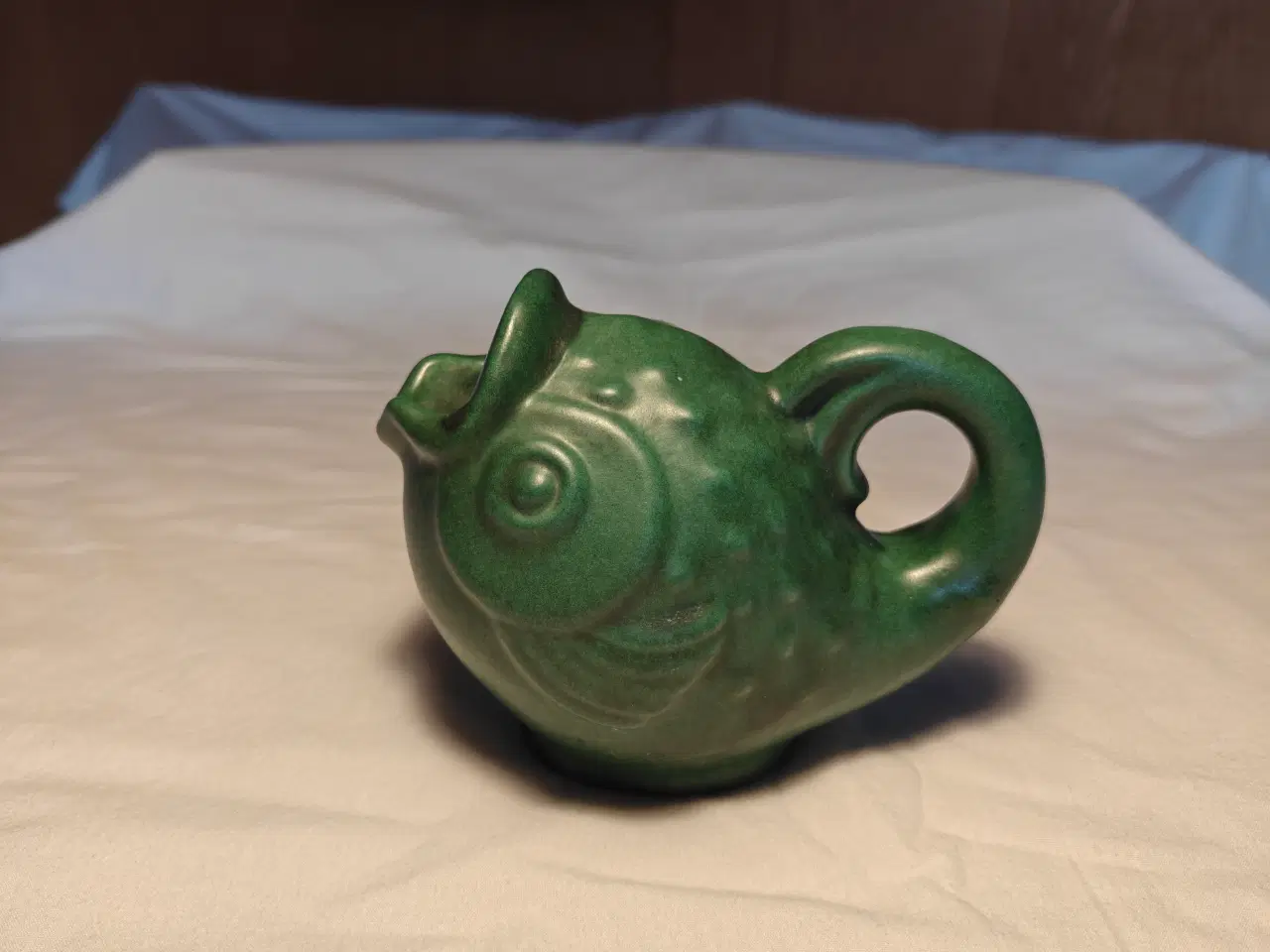 Billede 2 - Michael Andersen fiske keramik kande grøn
