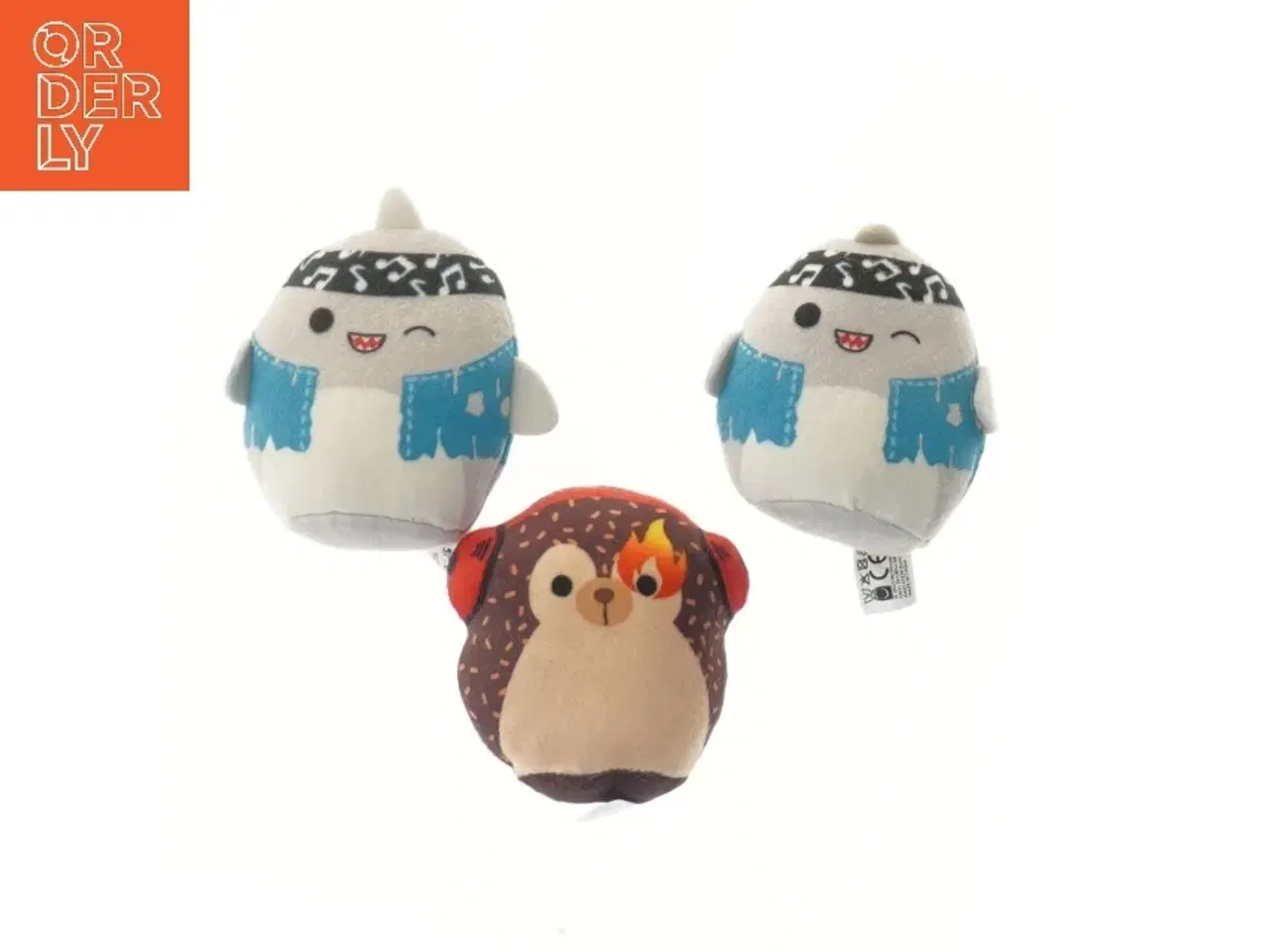 Billede 1 - Sæt af små plysfigurer fra Squishmallows (str. 8 cm)