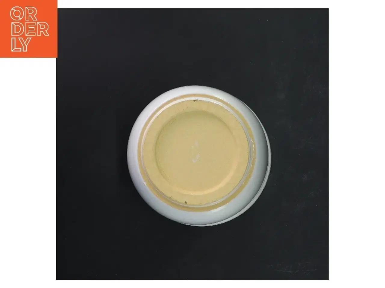 Billede 3 - Hvid keramisk krukke fra Grønland (str. Ø 14xh11,5 cm)