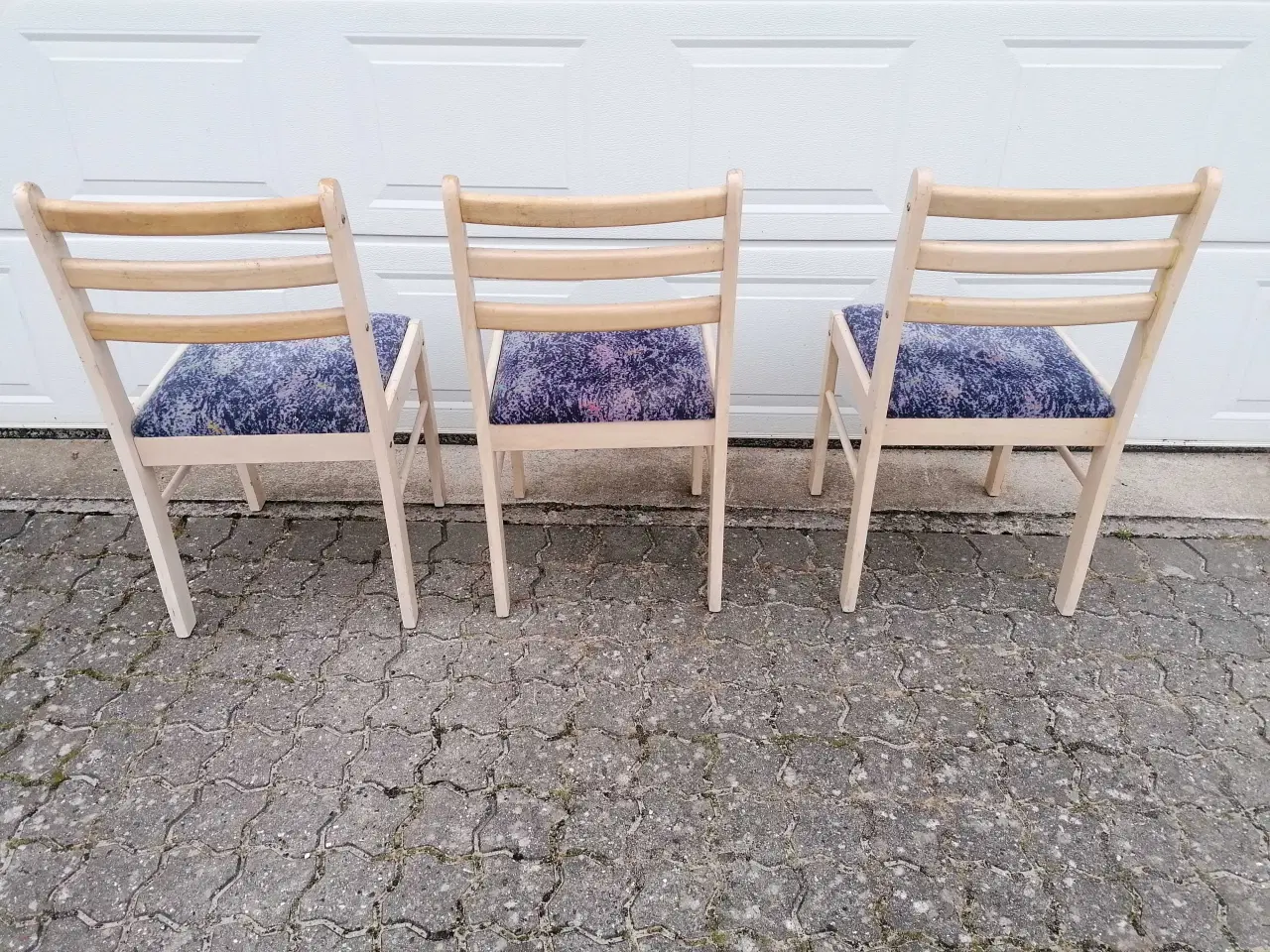 Billede 6 - Spisebordsstole med Stofsæder