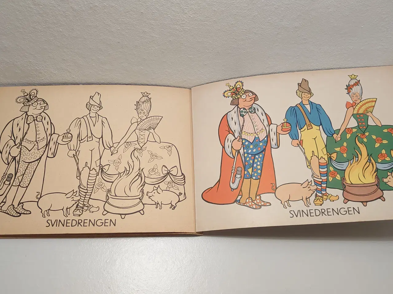 Billede 7 - H.C.Andersen: Ikke brugt malebog fra ca. 1950.