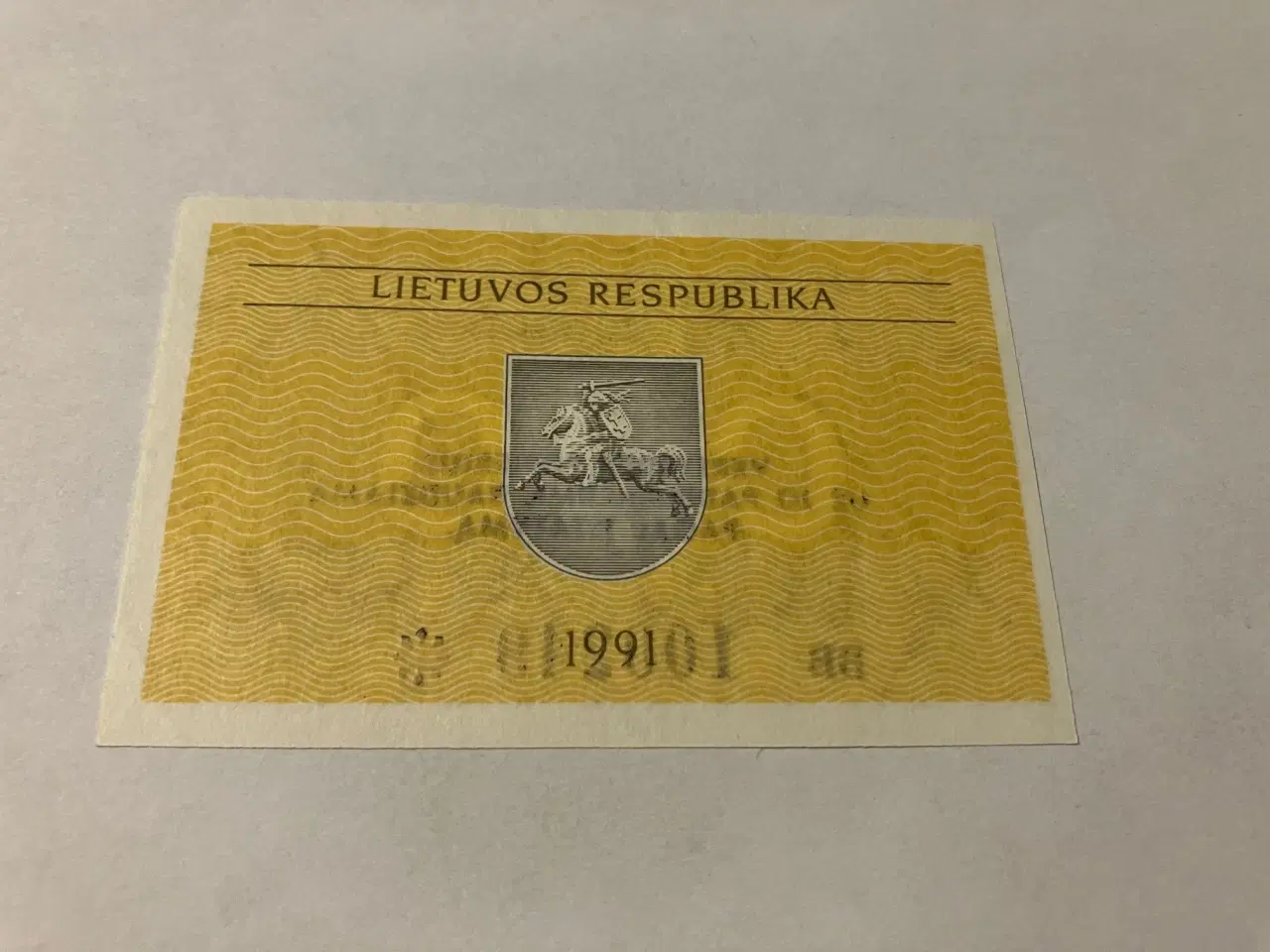 Billede 2 - 0.10 Talonas Lithuania