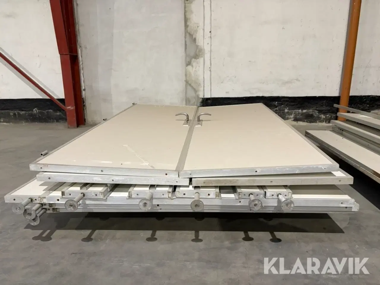 Billede 3 - Skillerumsvægge med døre 2 sektioner