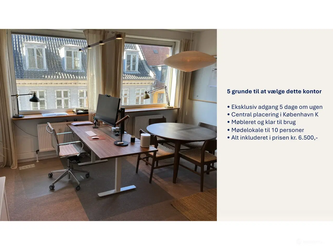 Billede 4 - Møbleret kontor til én person i Arne Jacobsen-tegnet ejendom på Gammeltorv