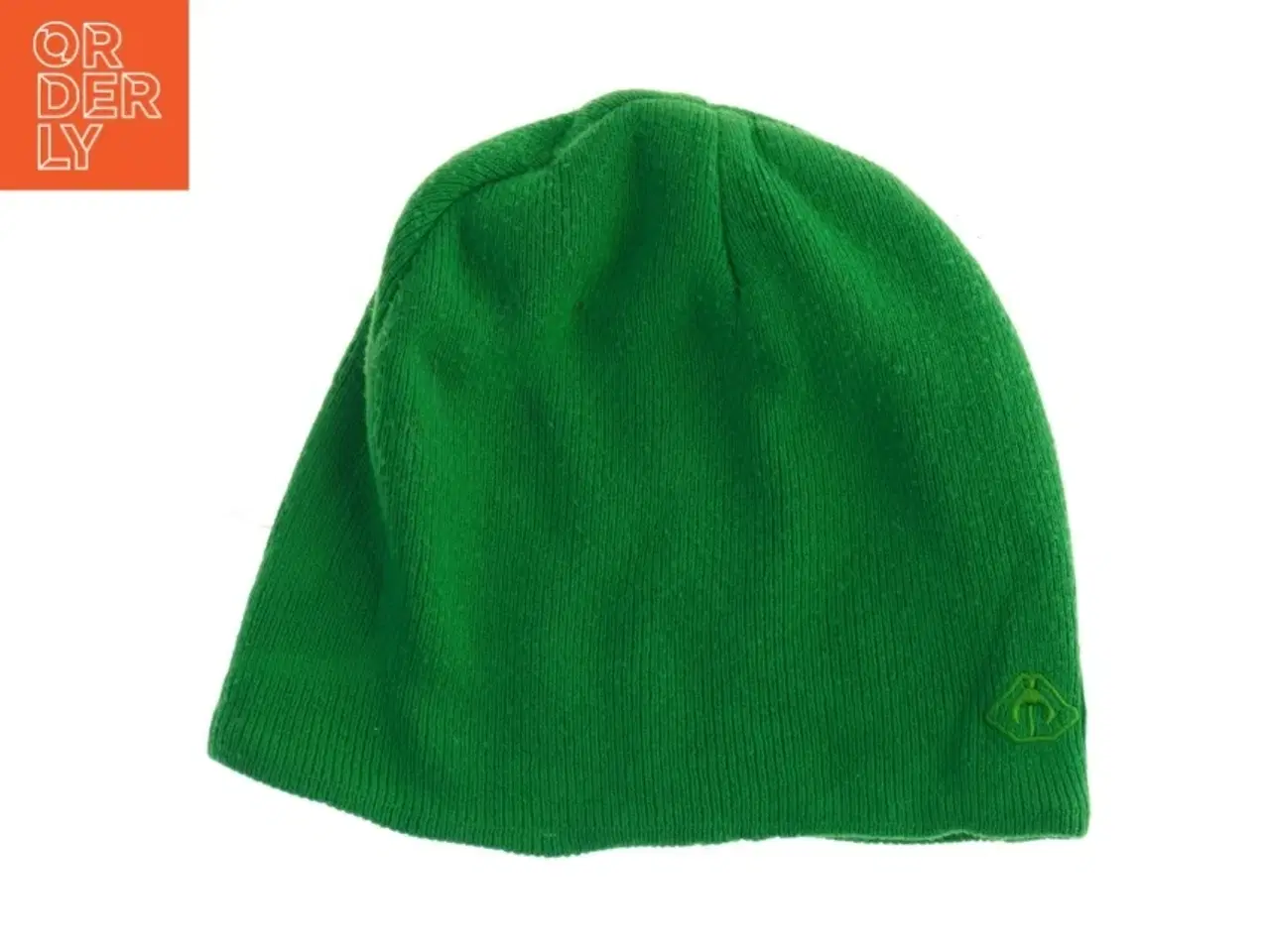 Billede 1 - Grøn strikhue (str. 24 x 20 cm)