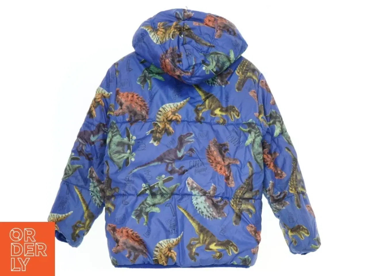 Billede 2 - Blå jakke med dinosaurprint fra Esprit (str. 116)