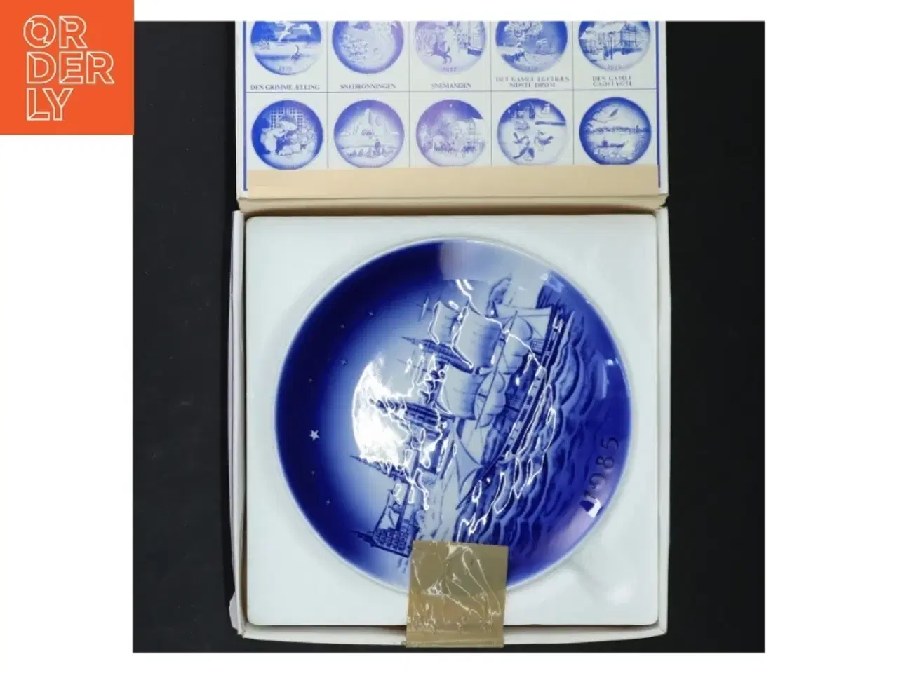 Billede 5 - H.C. Andersen juleplatte 1985 fra Desiree (str. Ø 19 cm)