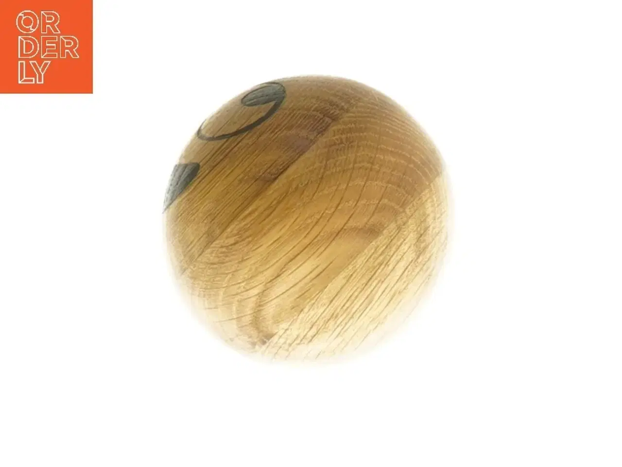 Billede 2 - Træ kugle med smiley ansigt fra Spring Copenhagen (str. Ø 7 cm)