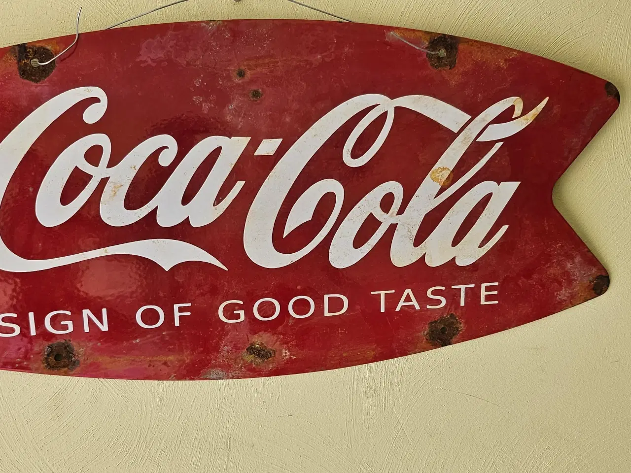 Billede 2 - Emaljeskilt Coca-Cola
