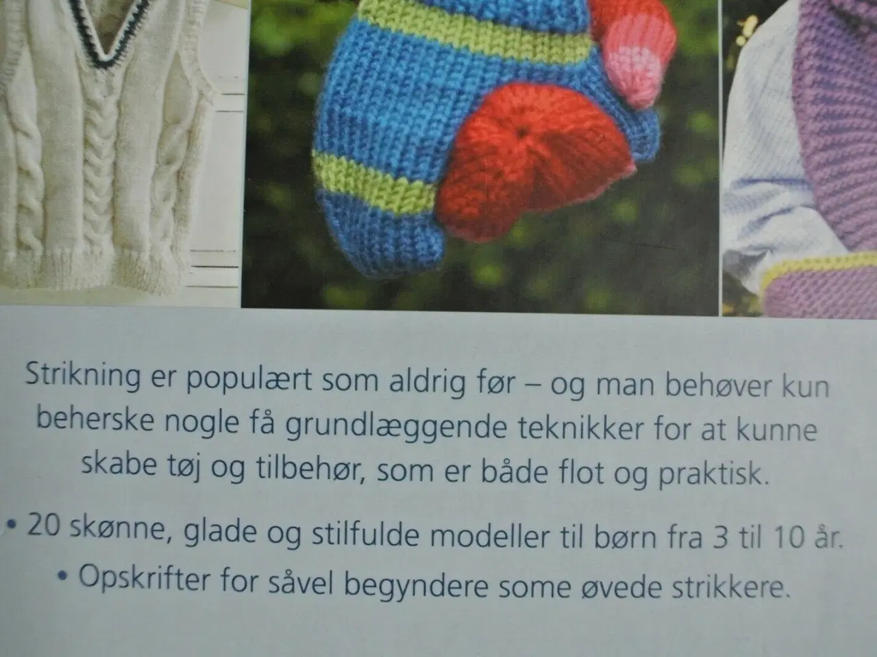 Billede 3 - nem strik til børn - flot tøj og tilbehør 3-10 år,