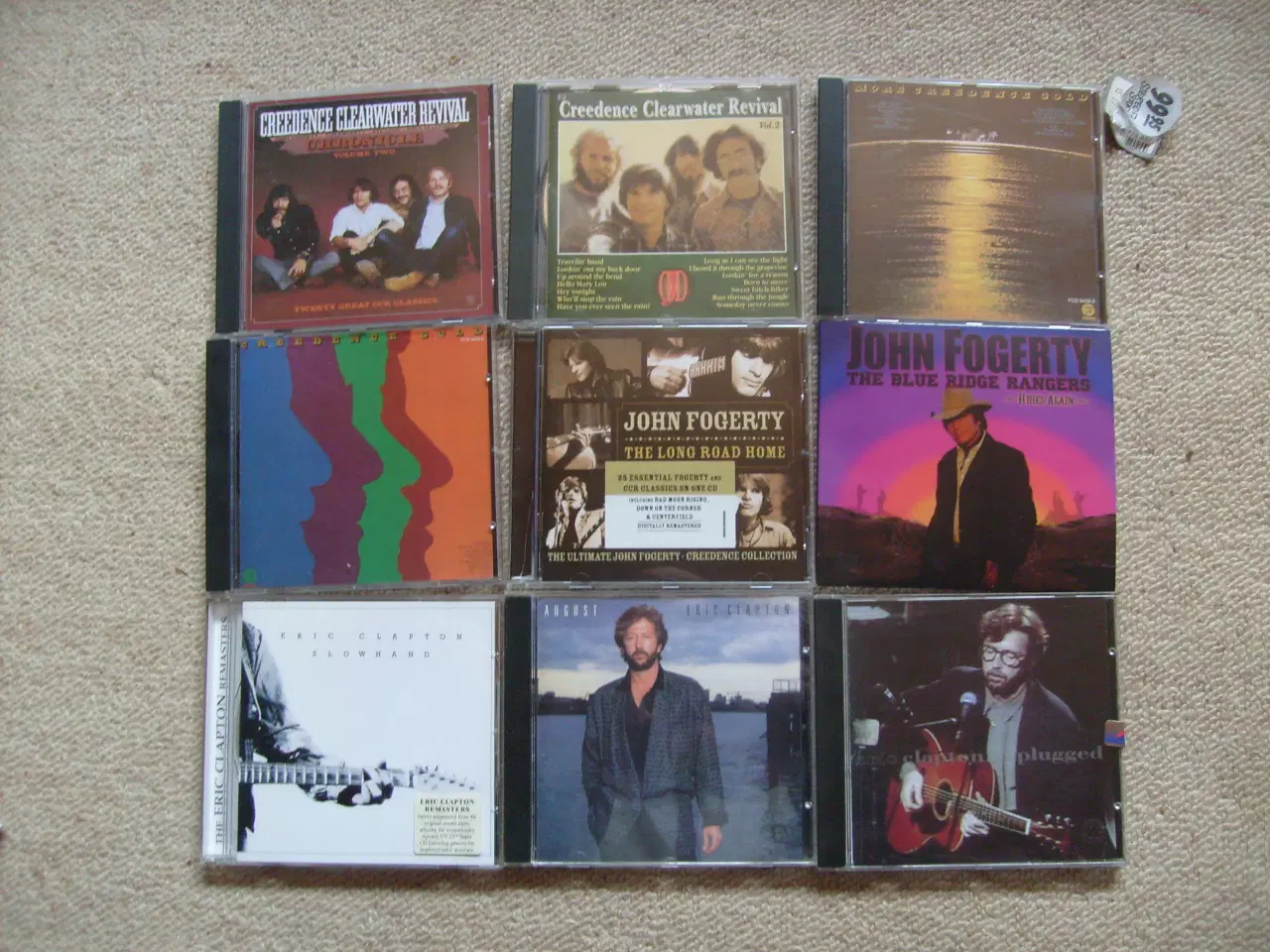 Billede 1 - Eric Clapton.CCR,John Fogerty CD