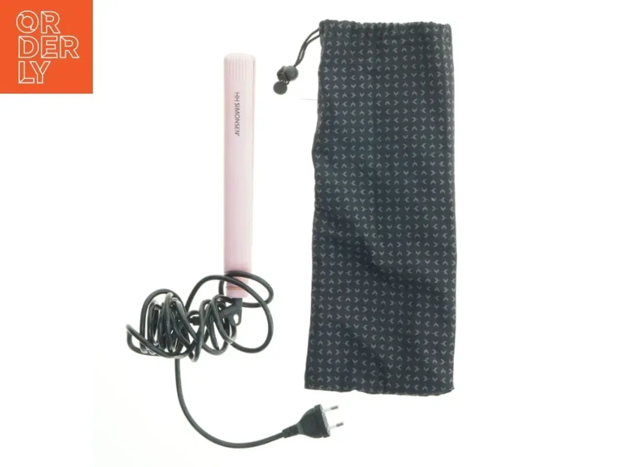 Billede 2 - Rosa fladjern med taske fra HH SIMONSEN (str. 27 cm)