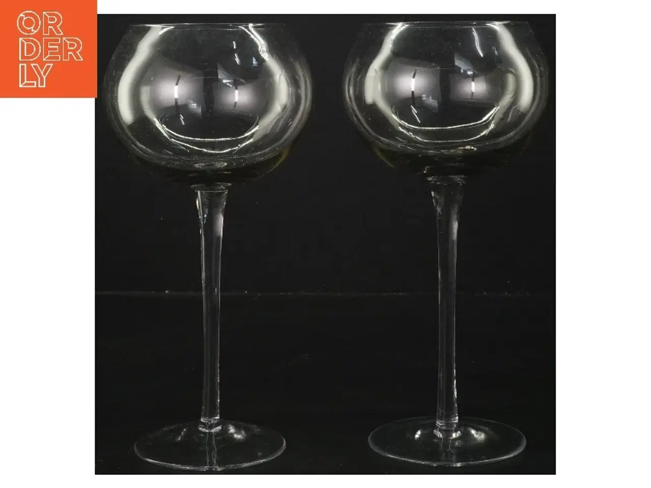 Billede 1 - Vinglas sæt (str. Ø 7,5 cm længde 20,5 cm)