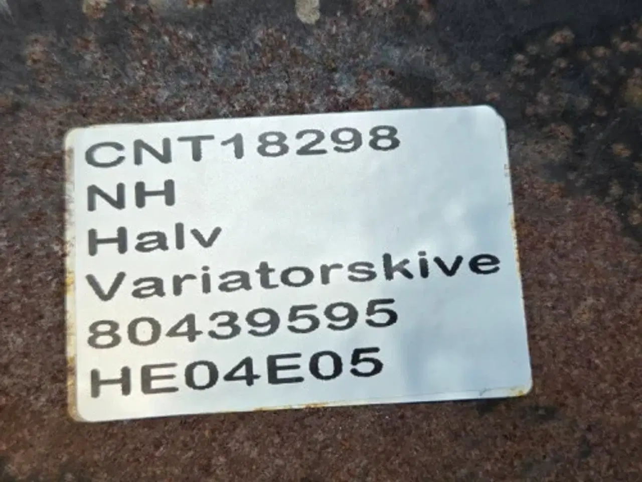 Billede 16 - New Holland TF46 Halv Variatorskive 80439595