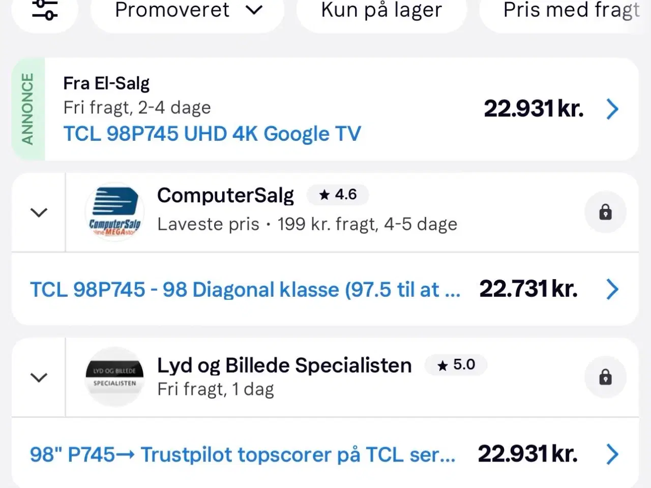 Billede 4 - 98” TCL 4K Google TV – som nyt, KUN 12000