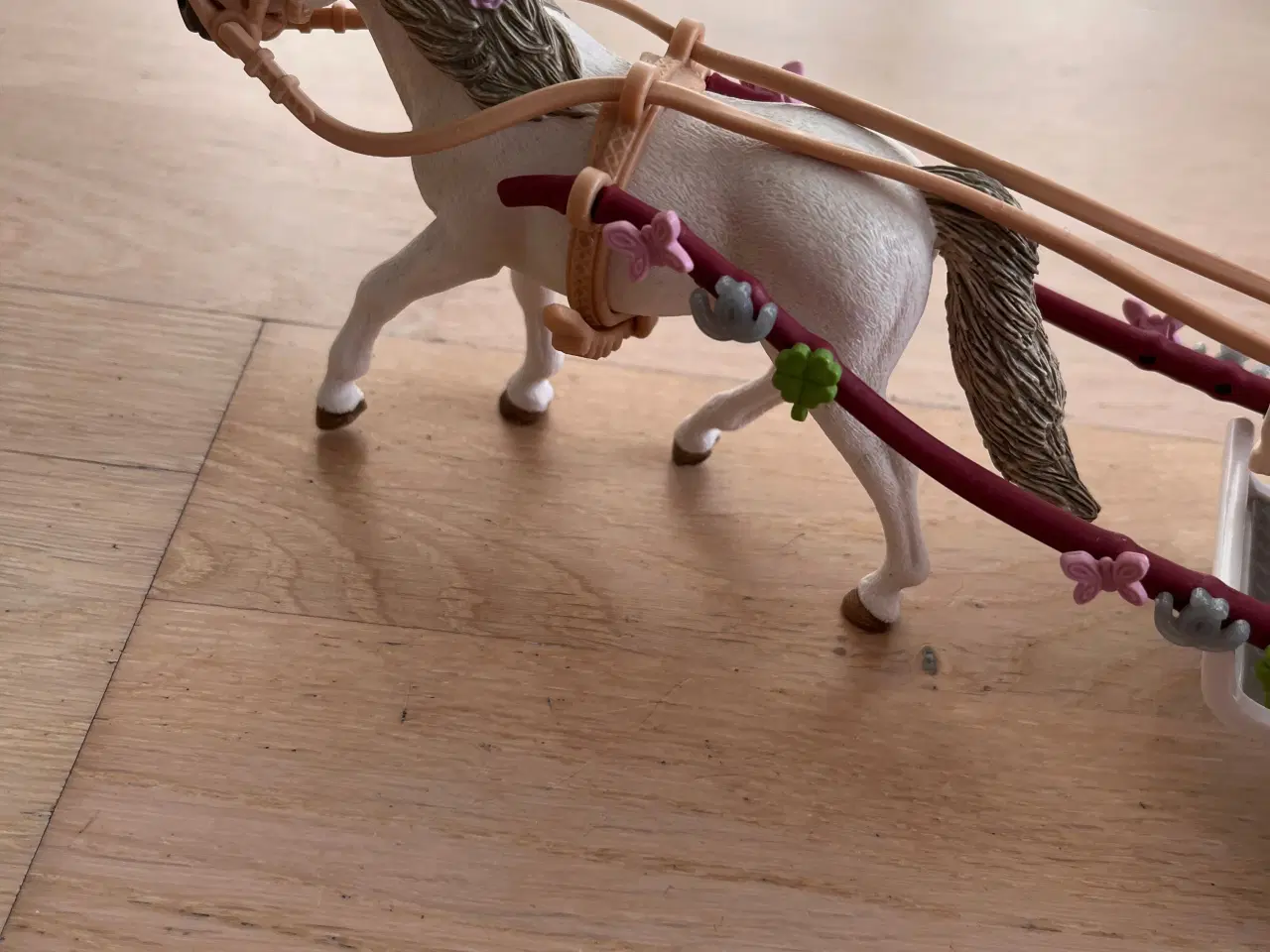 Billede 3 - Schleich hest med vogn