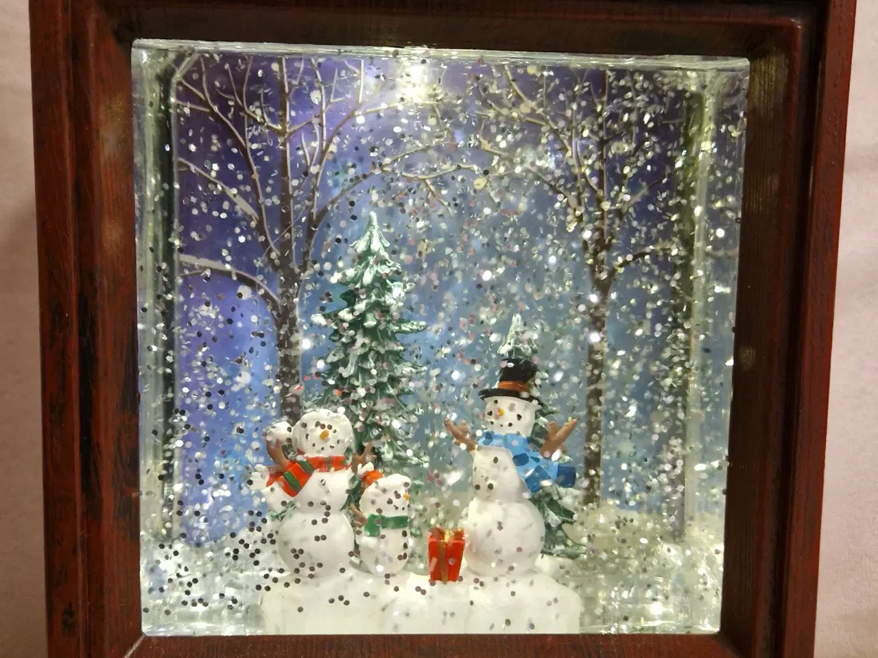 Billede 2 - Juledekoration Sneglobe med lyd