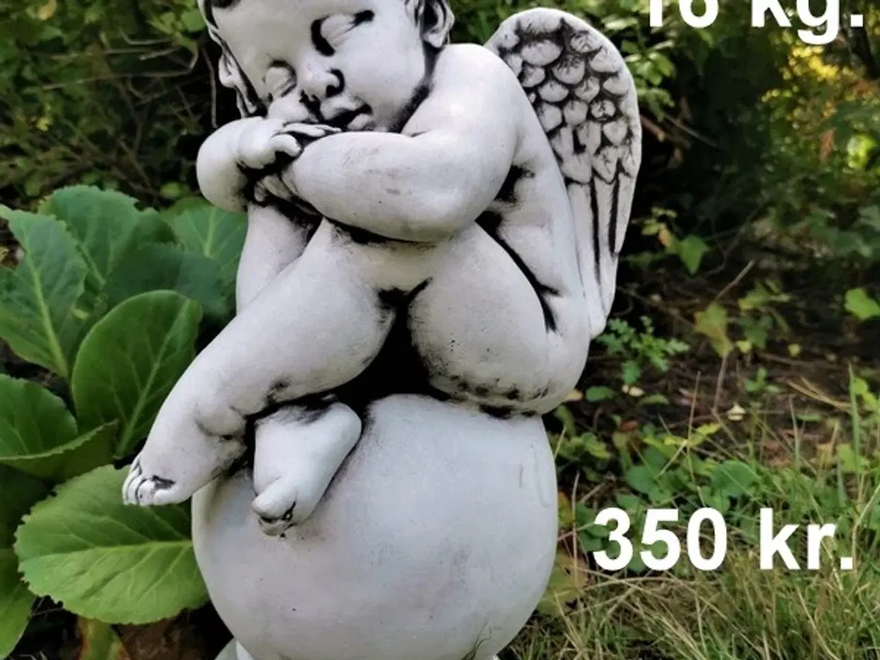 Billede 9 - 🕊️👼🌿Havefigurer - Engle i beton – smukke 🕊️👼 