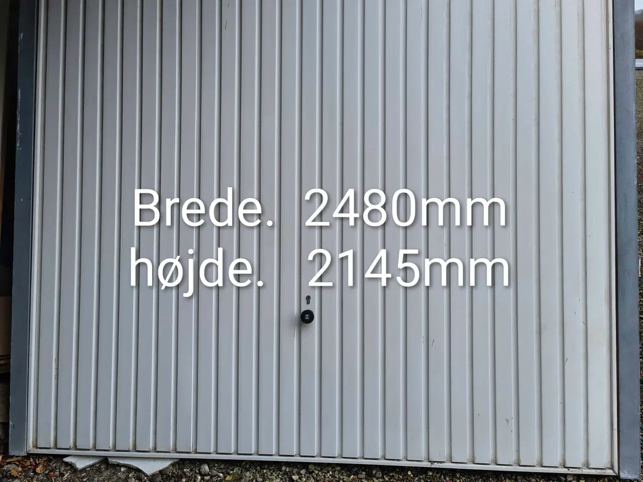 Billede 1 - Vippeport stål