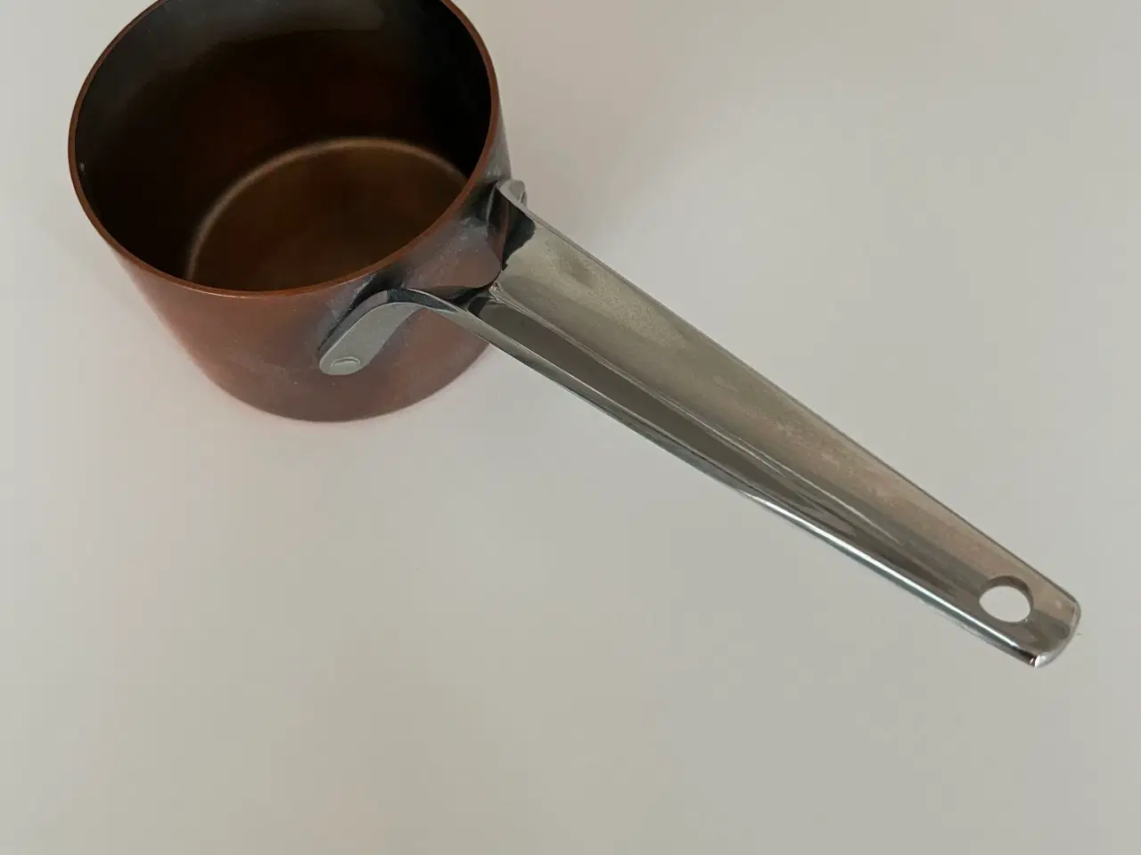 Billede 5 - Kobber gryde stor og lille med skaft