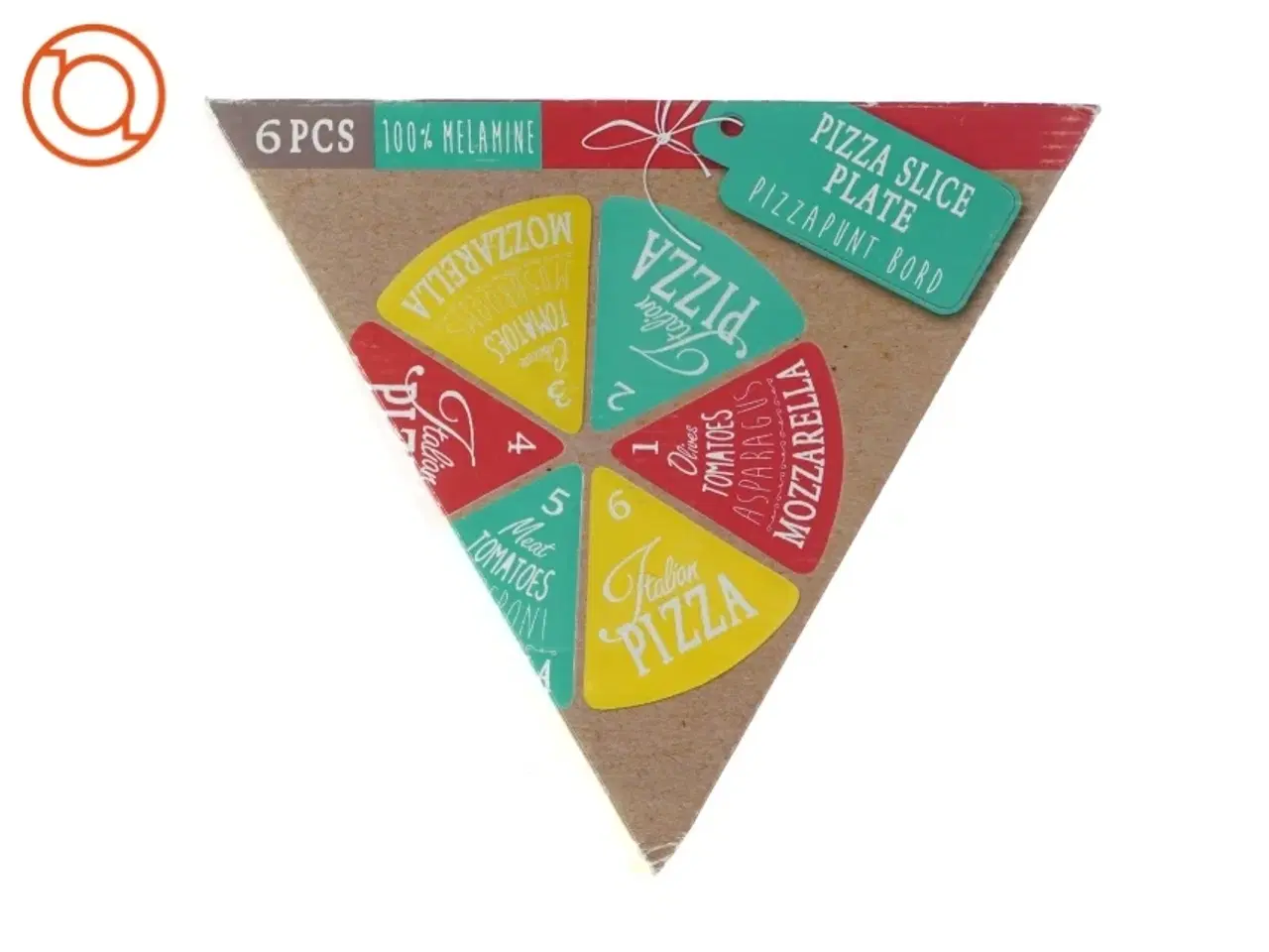 Billede 2 - nye Pizza slice plate uden æske (str. 23 x 22cm)