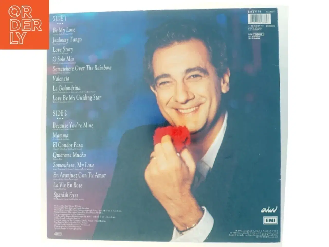 Billede 3 - Pl&#225;cido Domingo - Be My Love LP fra EMI