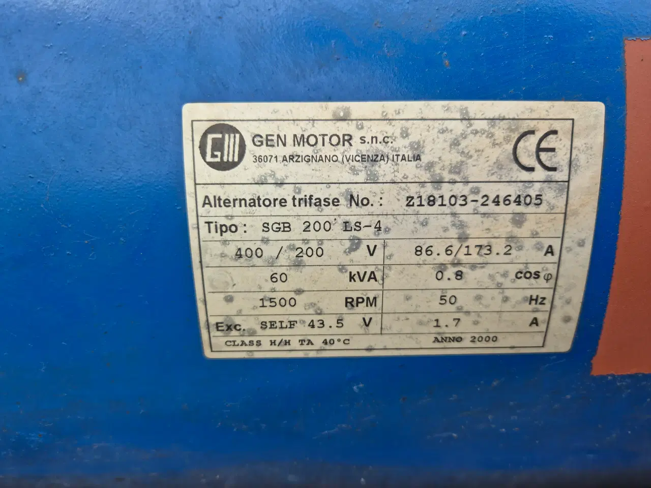 Billede 7 - Himoinsa/Genmotor Pto Generator 60Kva.