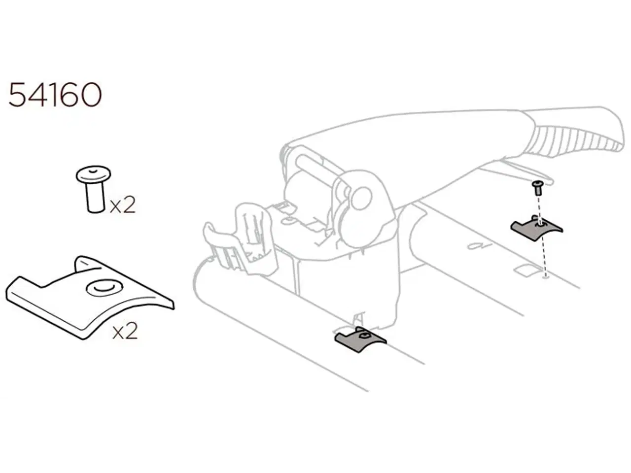 Billede 1 - Thule reservedel 54160