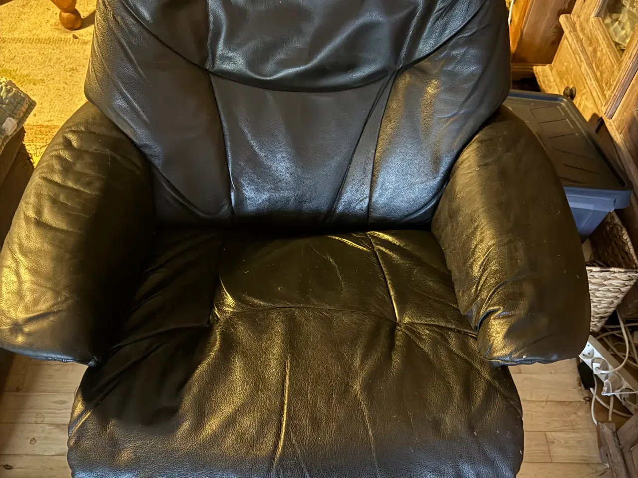 Billede 1 - Lænestol m Fodskamle