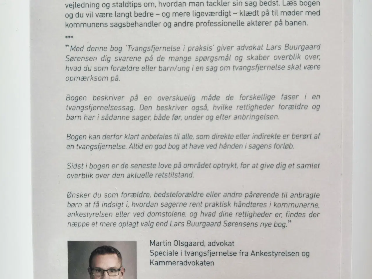 Billede 2 - Bog om tvangsfjernelse og anbringelser