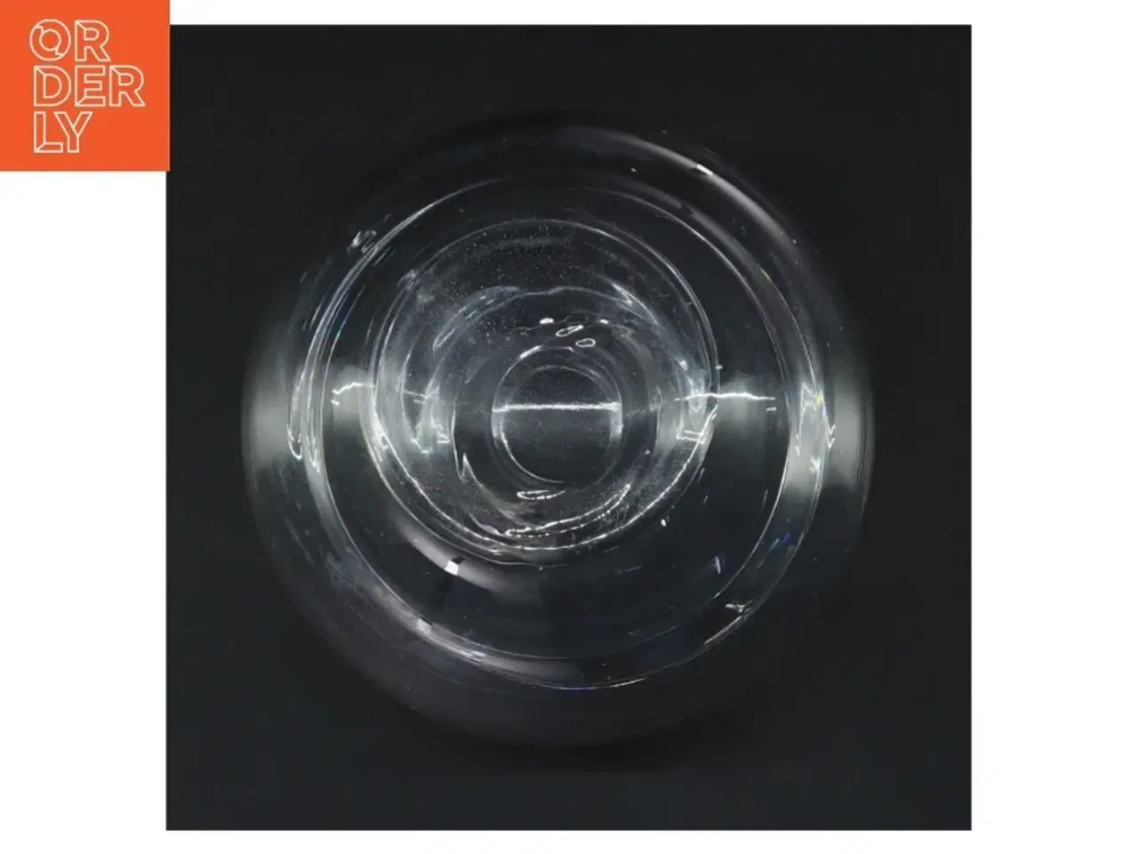 Billede 2 - Glasvase (str. Ø 9 cm længde 12,5 cm)