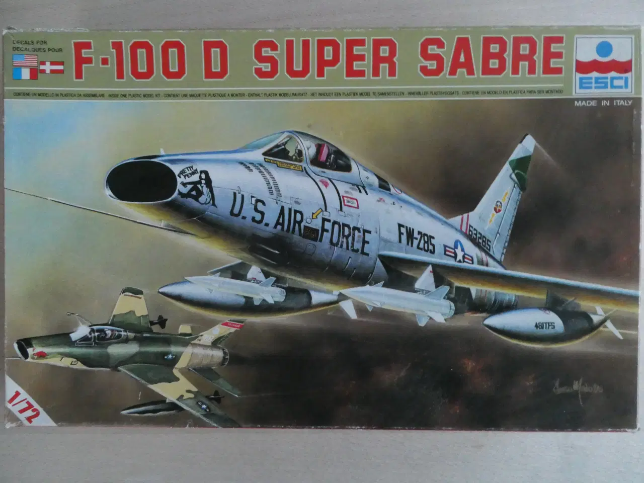 Billede 4 - 1/72 12stk. Plastmodelfly(usamlede) Dansk tjeneste