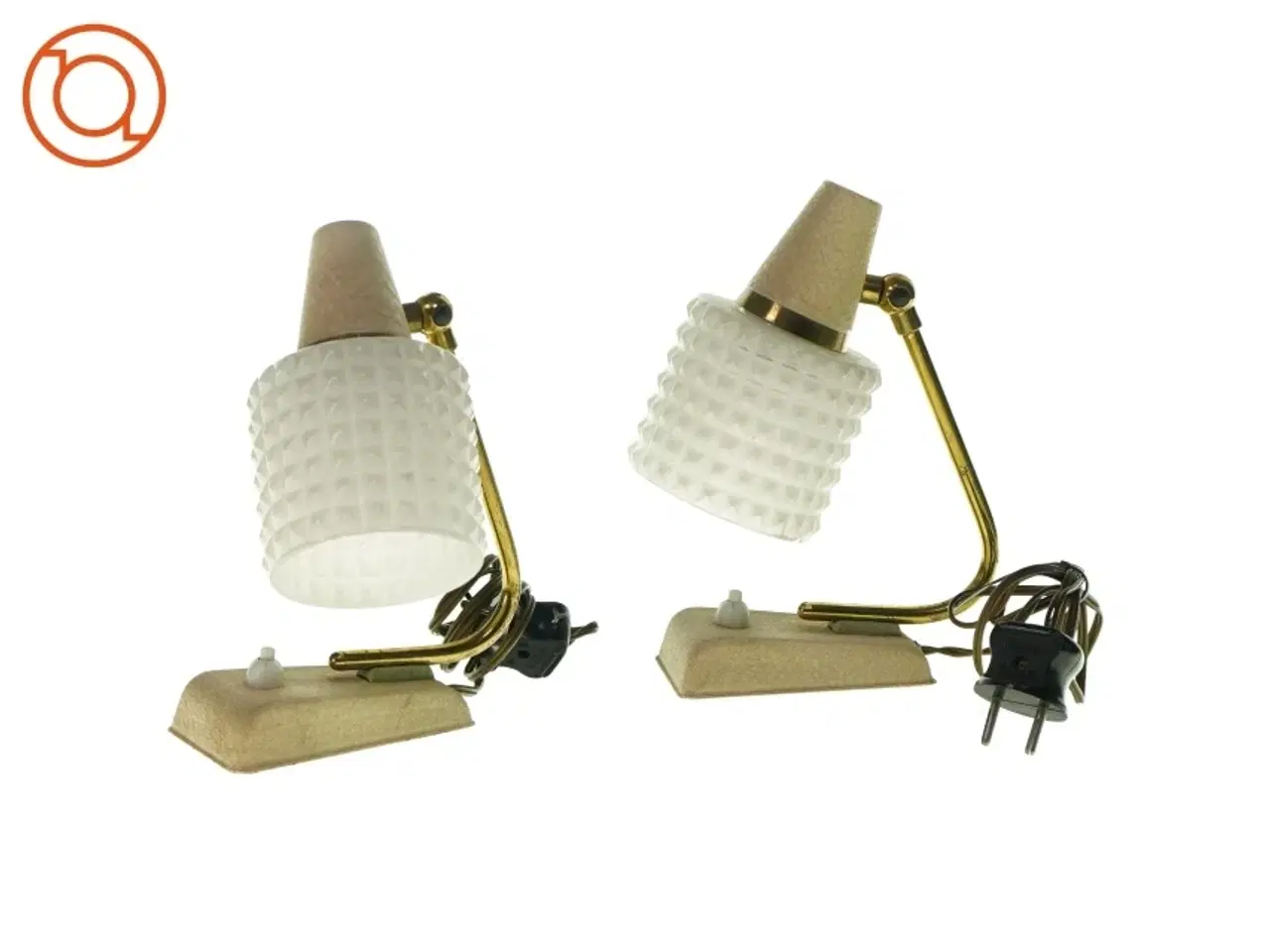 Billede 1 - Bordlamper- 2 styks (str. H 20 cm)