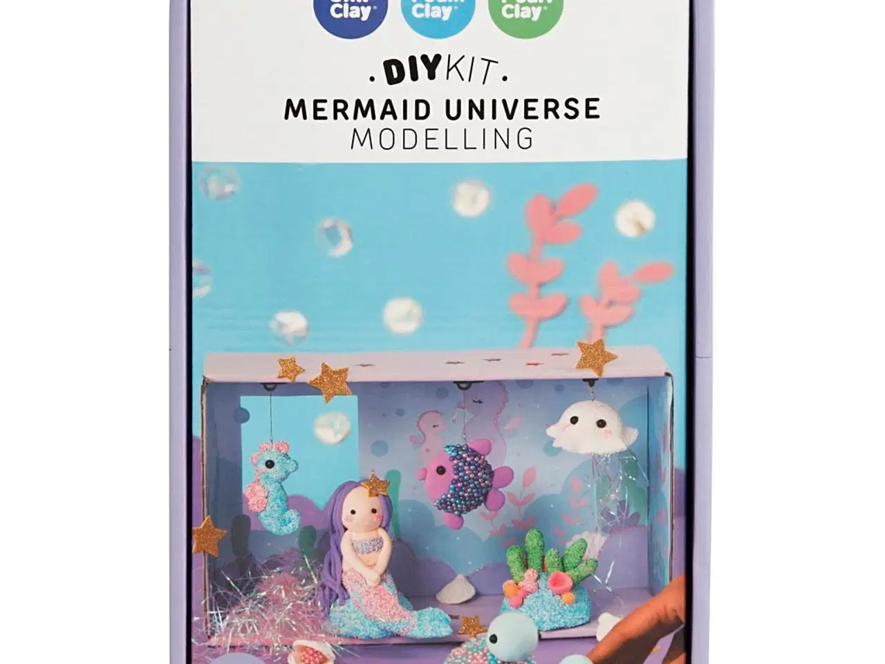 Billede 1 - Havfrueunivers: Kreativt sæt med Silk og Foam Clay
